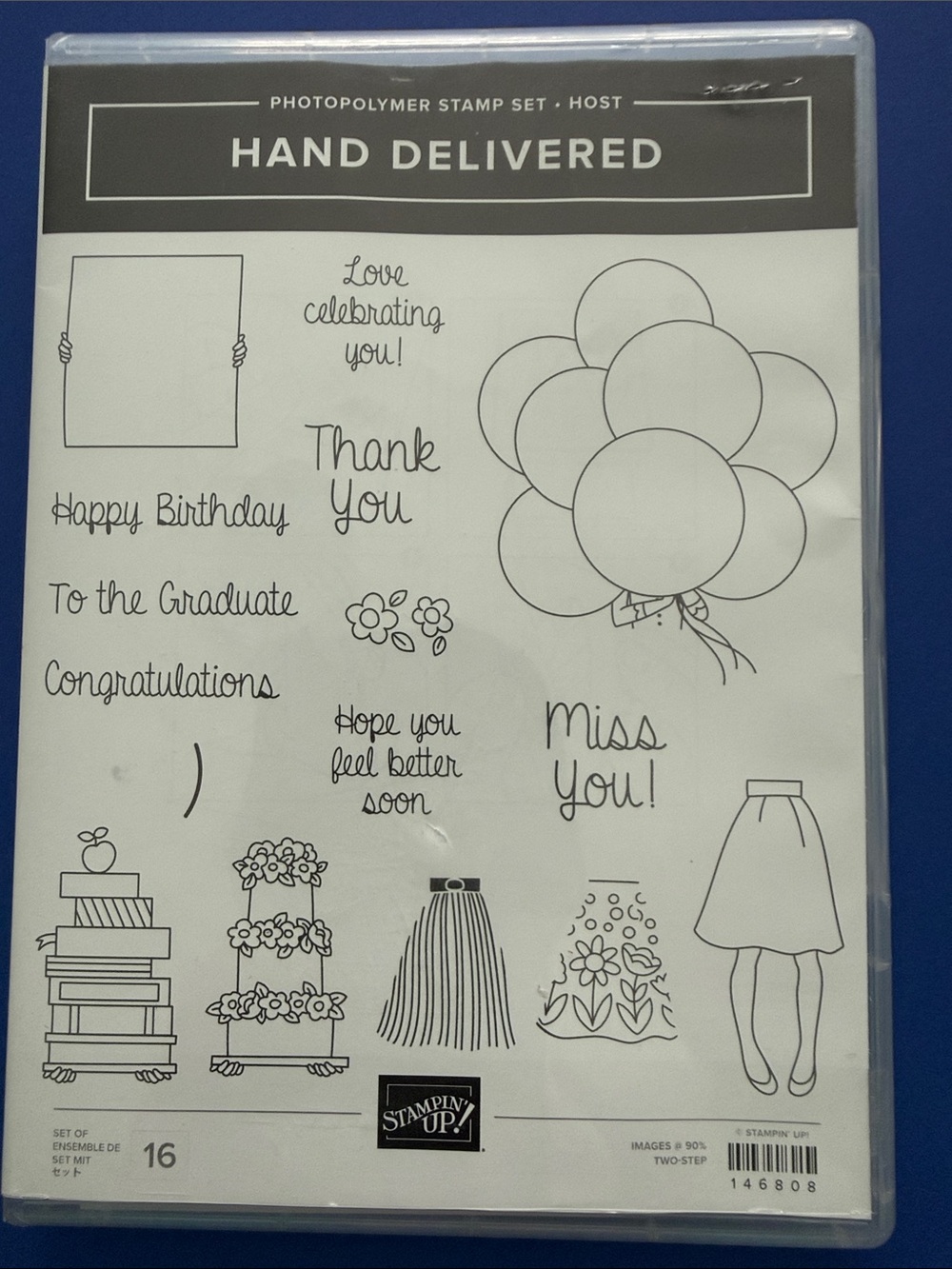 Stampin' Up! Hand Delivered Photopolymer Stamp Set